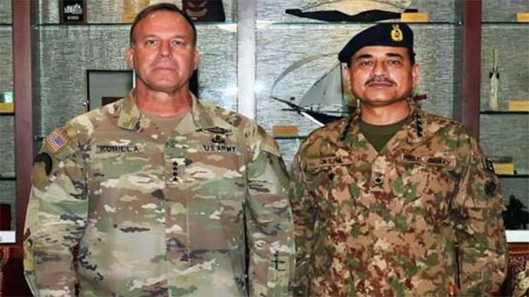 COAS Gen Asim discusses regional security issues with US Central Command chief