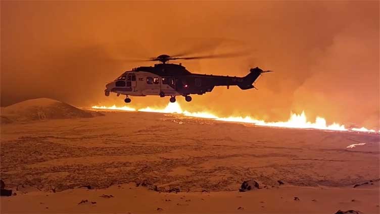 Volcano erupts in southwestern Iceland, spewing magma in spectacular show of Earth's power