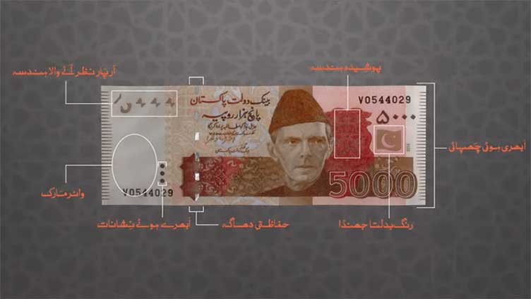 SBP releases video to identify counterfeit Rs5,000 note