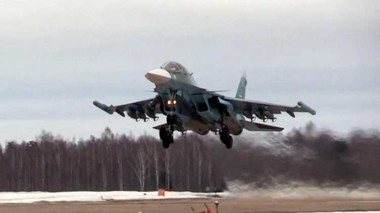 Ukraine says it shot down three Russian fighter-bombers in Kherson