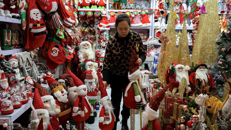 Christmas in China brings glittering decor and foreign influence concerns