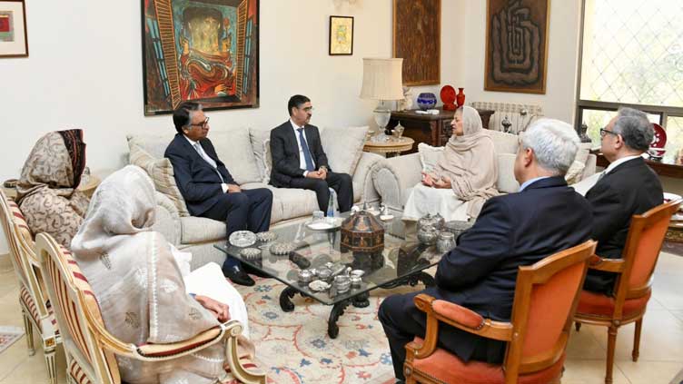 PM visits residence of late former foreign secretary to offer condolences