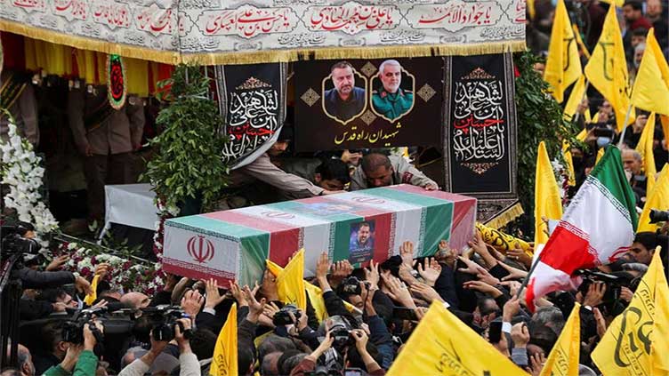 Iran's supreme leader leads funeral prayers for senior Guards adviser