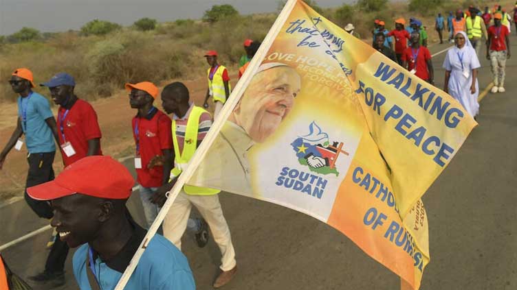  Pilgrims walk nine days to see Pope Francis in South Sudan