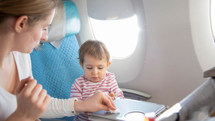 Husband booked business class flight leaving wife and toddler in economy