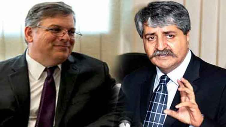 US Ambassador Donald Blome calls on Naveed Qamar, discusses 'bilateral ties' 