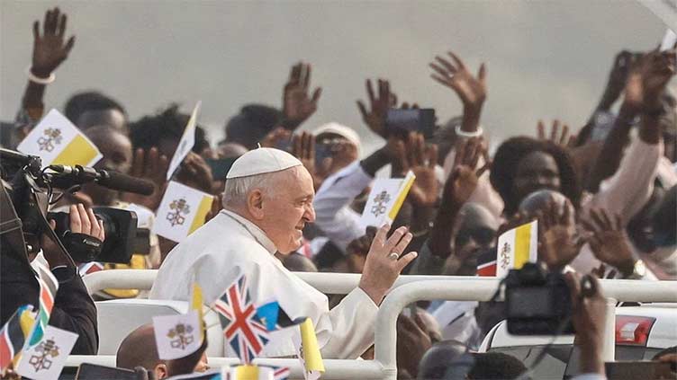 Pope Francis wraps up South Sudan trip, urges end to 'blind fury' of violence