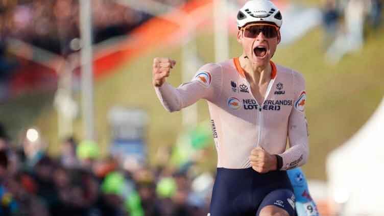 Van der Poel downs Van Aert for fifth cyclo-cross world title