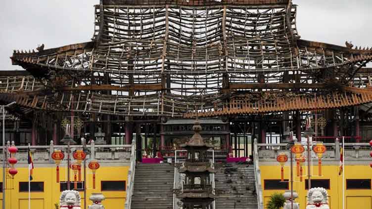 Fire damages Buddhist temple in Australian city of Melbourne