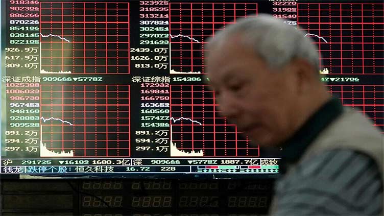 China stocks fall as Sino-US tensions rise