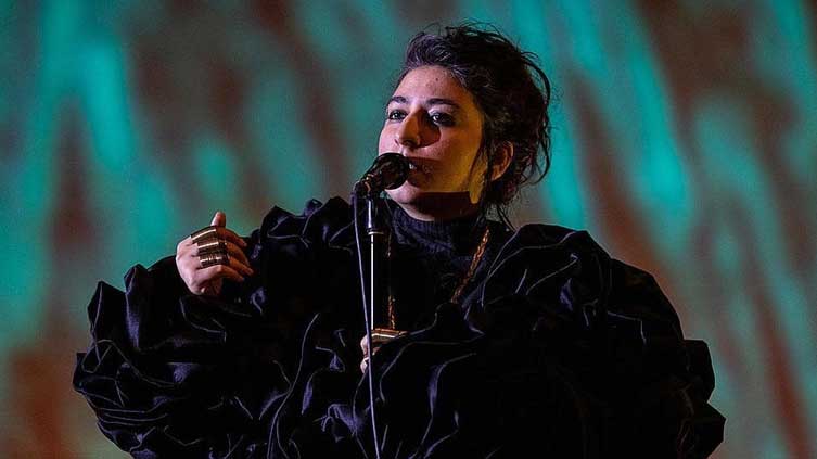 Pakistani singer Arooj Aftab performs at 2023 Grammys