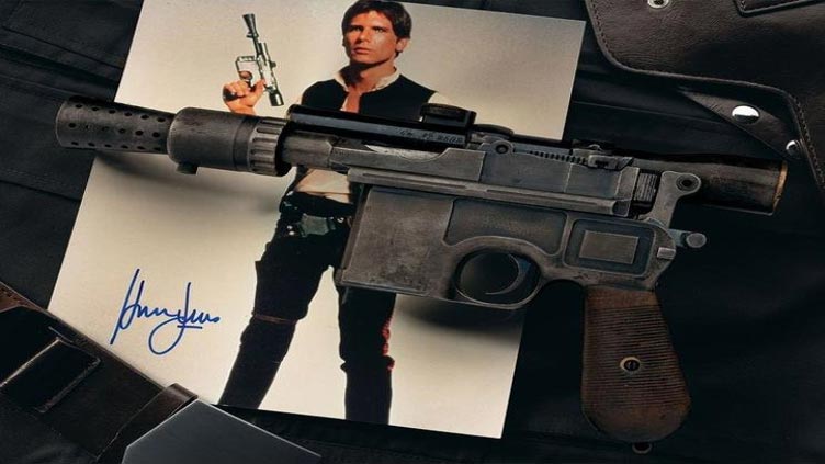 Han Solo's original blaster sells for a world-record $1,057,500