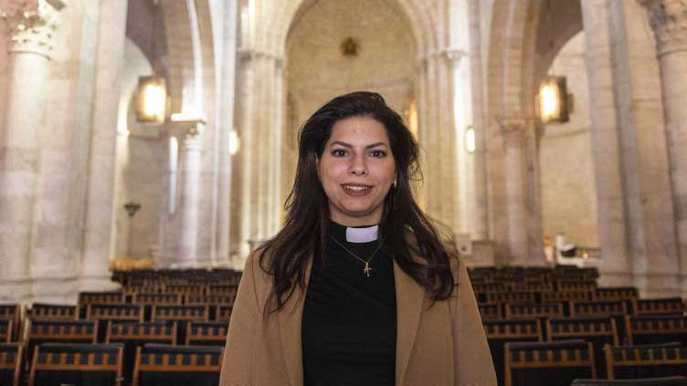  Palestinian woman trailblazer dons clerical collar