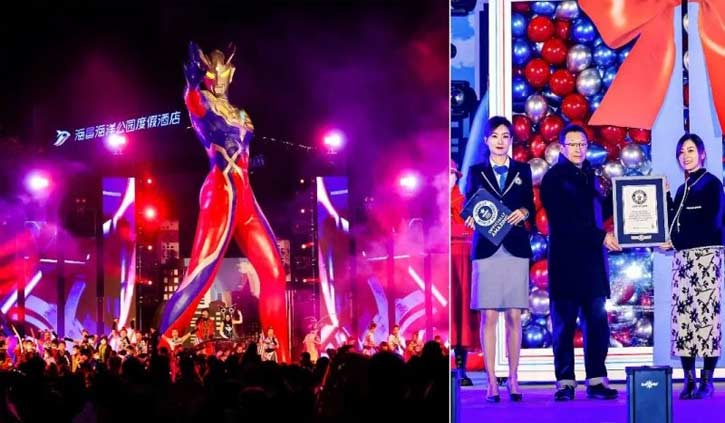 Ultraman statue in China breaks Guinness World Record