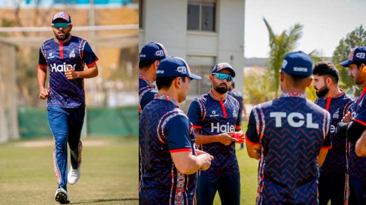 Babar leads Zalmi squad for training session ahead of PSL 8