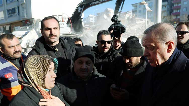  Erdogan says earthquake response should have been faster