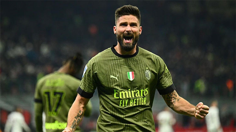 Giroud strike ends Milan's winless run