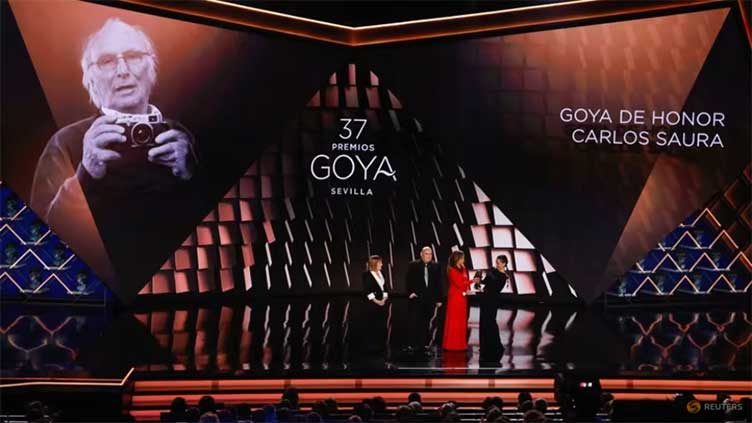 Actress Juliette Binoche honoured at Spanish Goya film awards