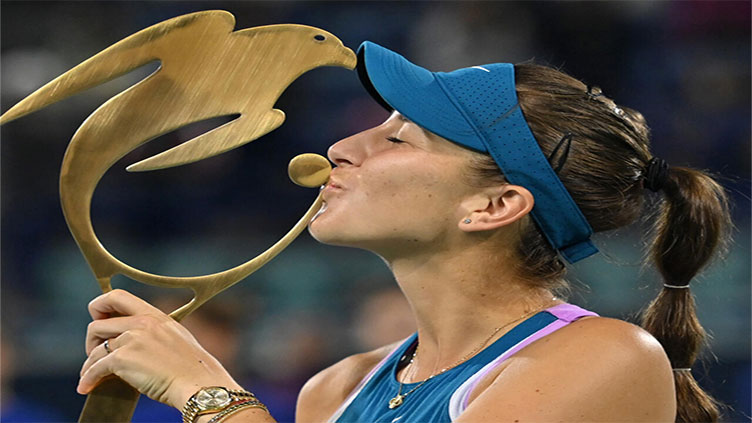 Bencic saves three match points to clinch Abu Dhabi title