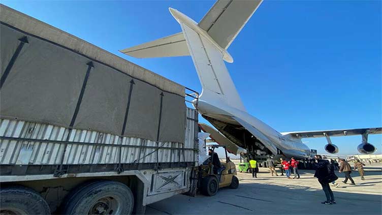 First Saudi aid plane lands in Syria's govt-held areas
