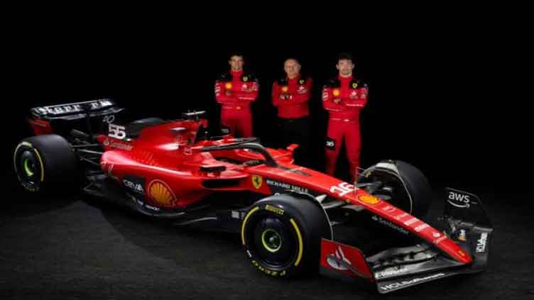 Ferrari unveils new F1 car with Red Bull in their sights
