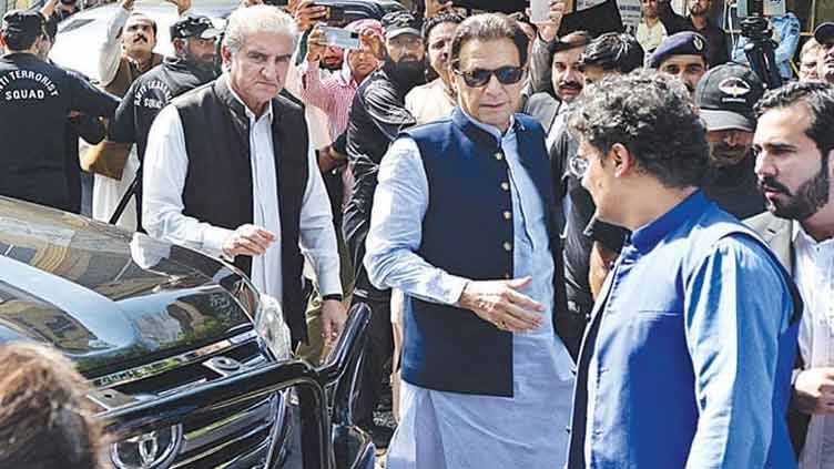 IHC stops banking court from deciding Imran Khan's bail plea in funding case