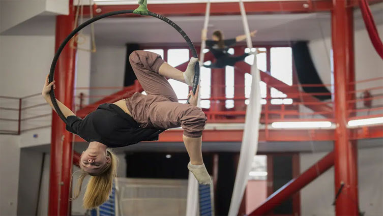 For Ukrainian circus performers, future still up in the air