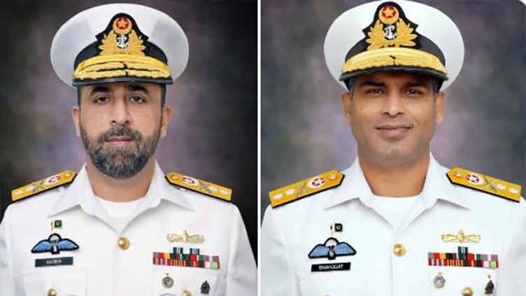 Pakistan Navy promotes two officers to rear admiral rank