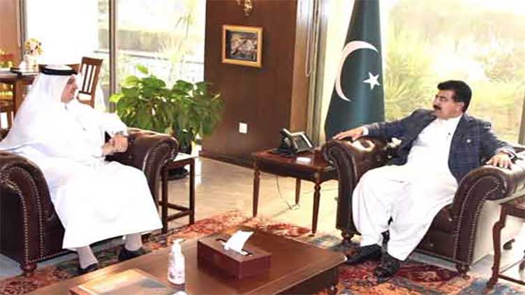 Chairman Senate meets Saudi Arabia ambassador, discuss bilateral affairs