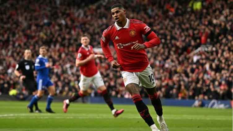 Rashford shines as Man Utd rout Leicester amid takeover race