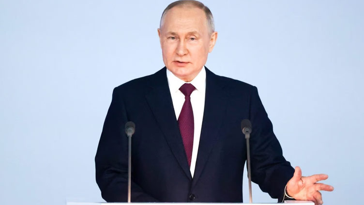 Putin accuses West of stoking global war to destroy Russia