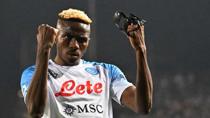 Red-hot Osimhen on target as Napoli go 18 clear at Empoli