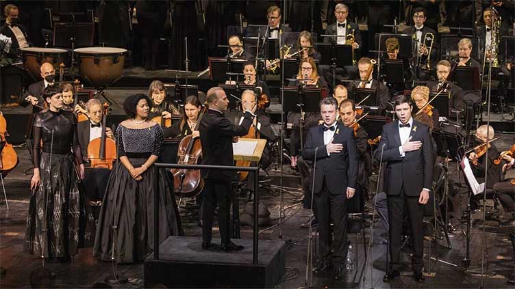 Met Opera marks 1st year of Ukraine war with concert