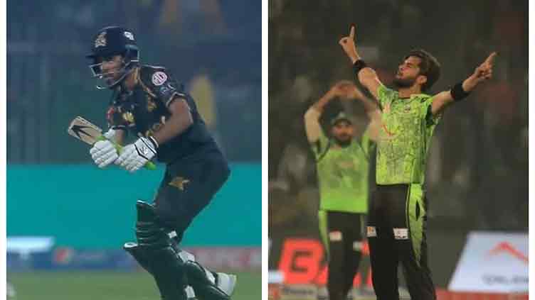 PSL8: Fiery delivery by Shaheen Afridi breaks Haris' bat in Qalandars vs Zalmi match