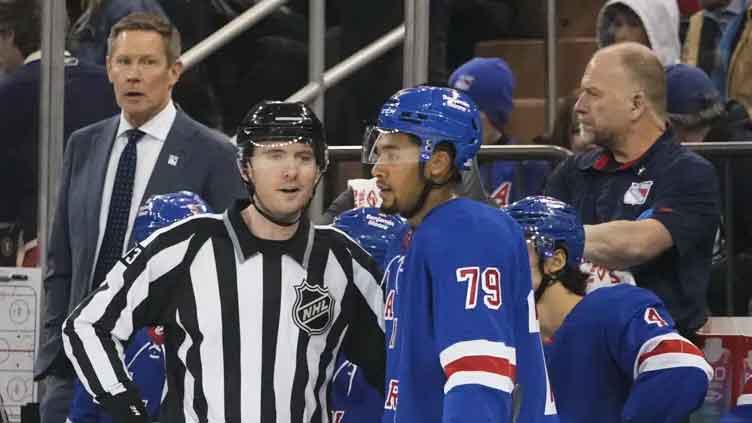 Rangers' Miller ejected for spitting at Kings' Doughty