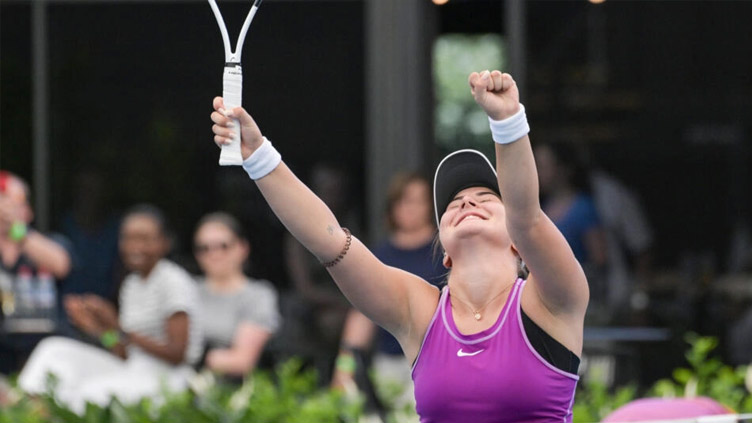 Andreescu makes gritty comeback to beat Muguruza in Adelaide