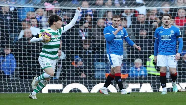 Furushashi's late strike earns Celtic share of points with Rangers