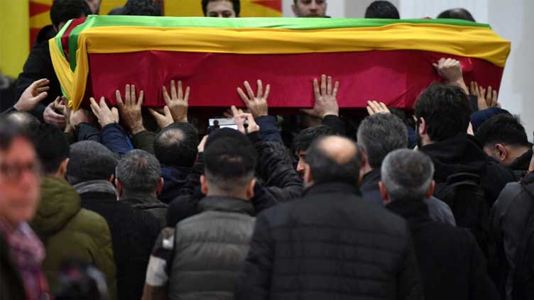  Thousands attend politically charged funeral for Kurdish shooting victims in Paris
