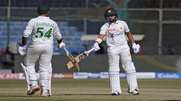 Shakeel's maiden test century leaves Pakistan trailing by 42