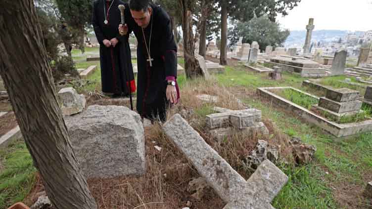 Two Israeli teens arrested over Jerusalem Christian cemetery vandalism