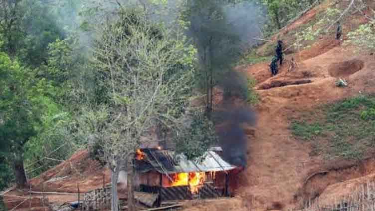 Myanmar junta hits ethnic rebels with air strikes near India border