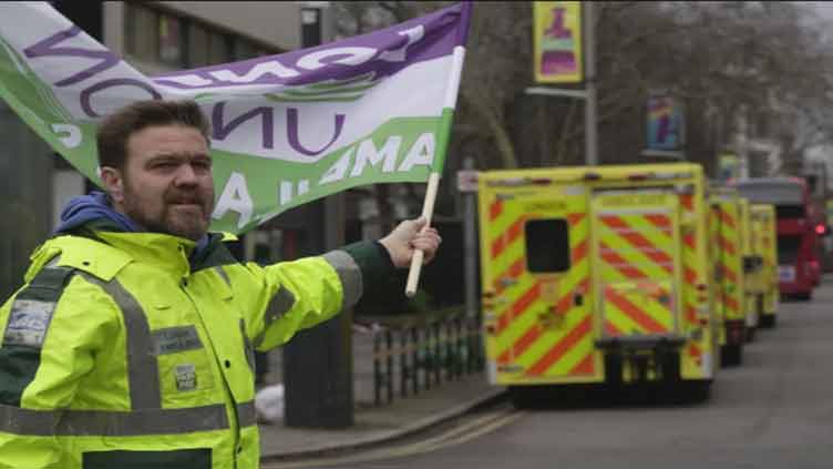 UK ambulance workers walk out, joining wave of strike action