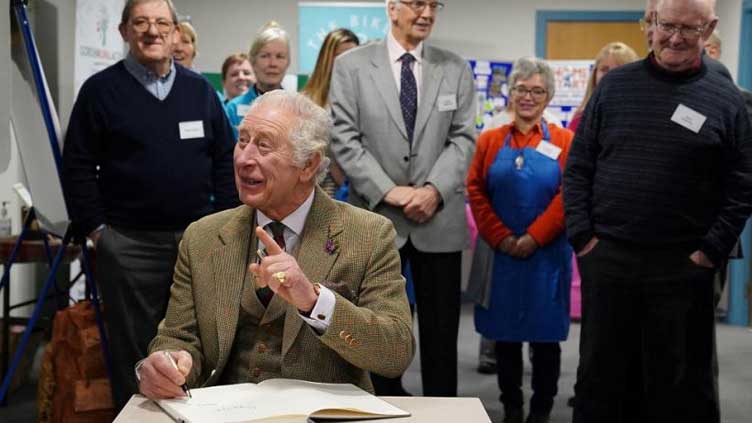 King Charles makes first appearance since son Harry's book