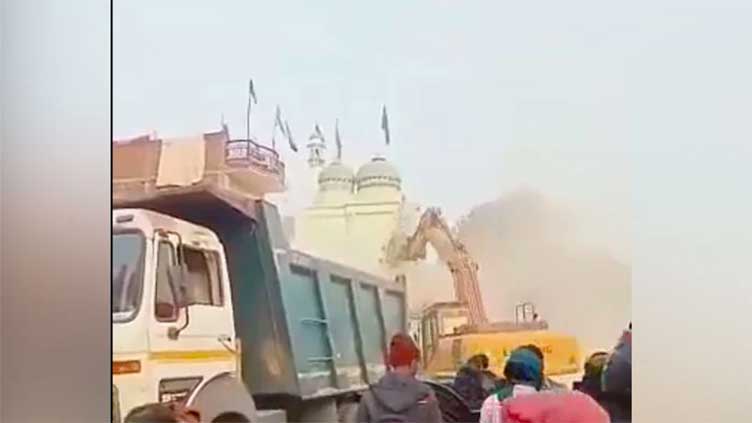 Abhorrent case of Islamophobia in India, mosque demolished to widen road