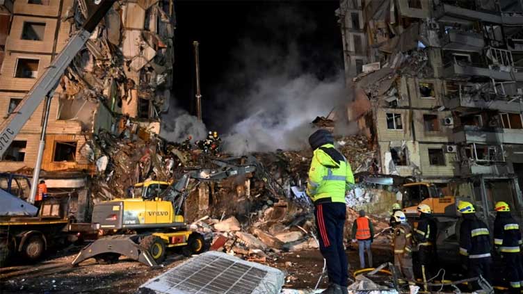  Ukraine says 22 missing after Dnipro strike, 44 dead