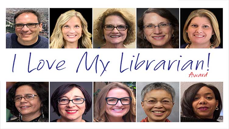 10 librarians nationwide receive I Love My Librarian awards