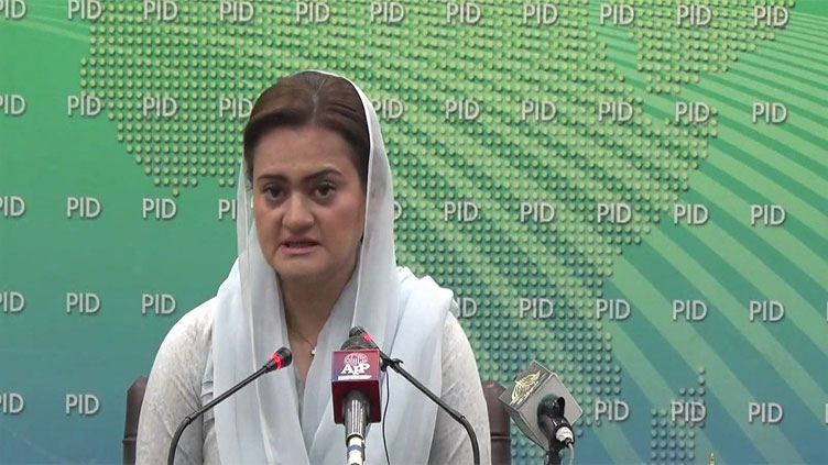 Marriyum grieved over martyrdom of 4 soldiers in cross-border attack from Iran