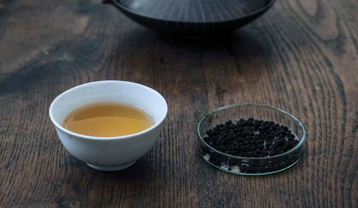 A unique type of tea brewed from caterpillar droppings