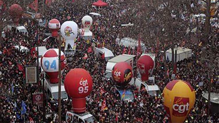 French government plays down cost of strikes after huge turnout against pension reform