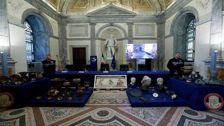 Italy welcomes home looted ancient artworks from the U.S.